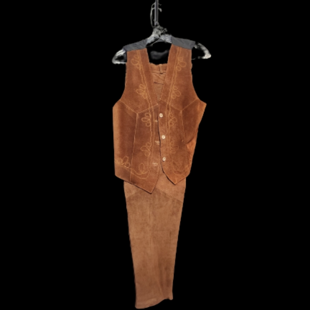 Suede Pantsuit